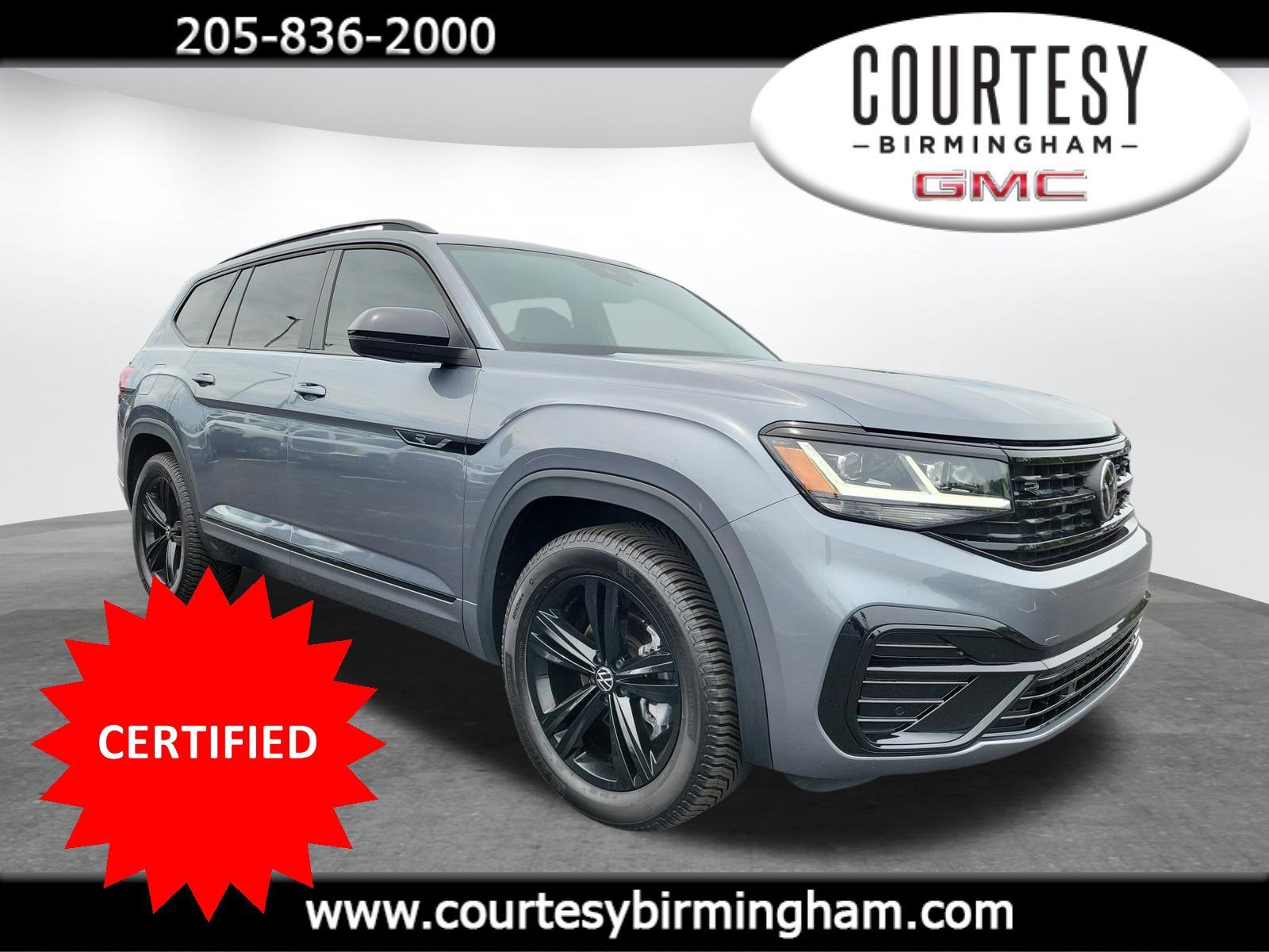 2023 Volkswagen Atlas 3.6L V6 SEL R-Line Black