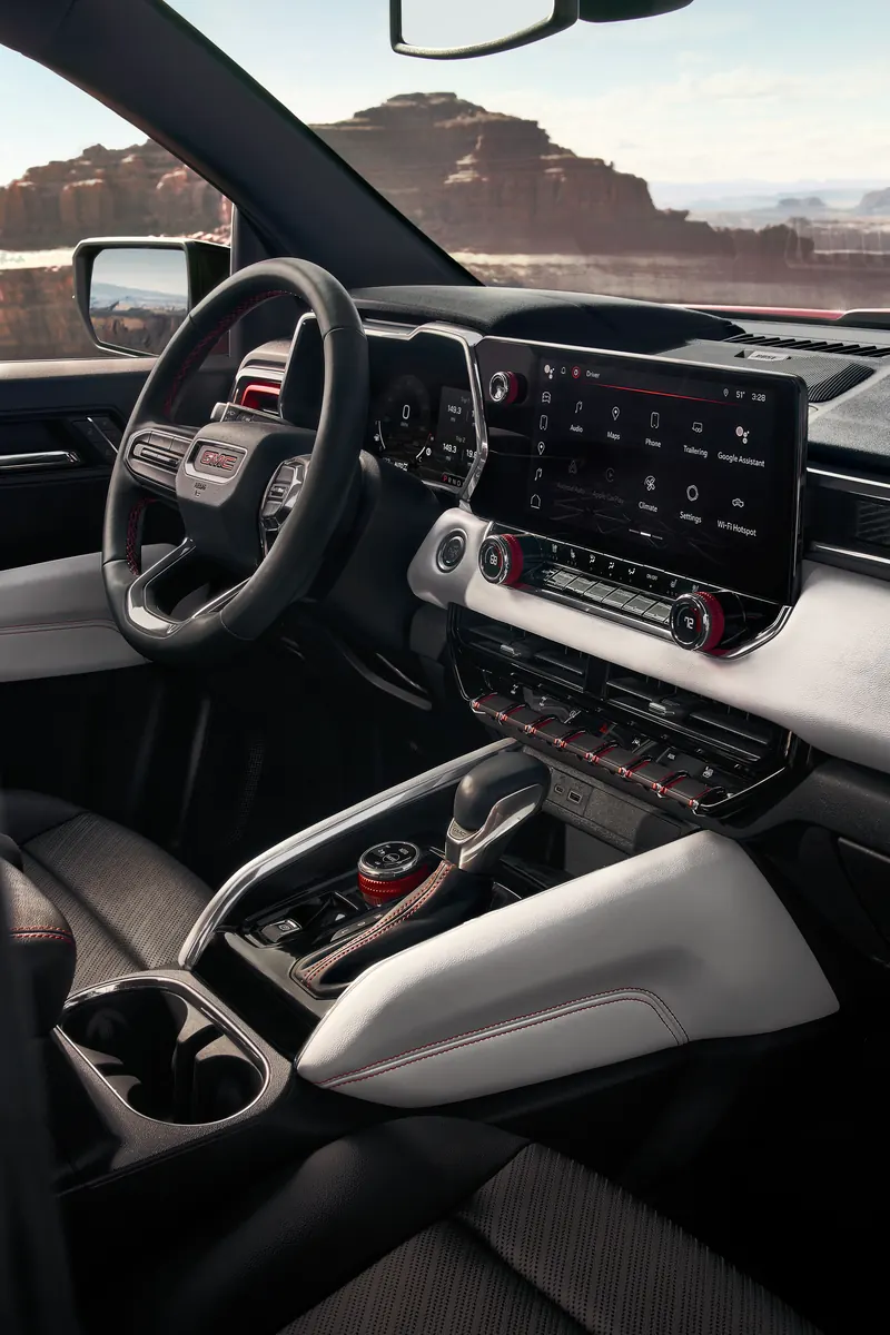 2026 GMC Canyon infotainment system at Courtesy GMC in BIRMINGHAM AL